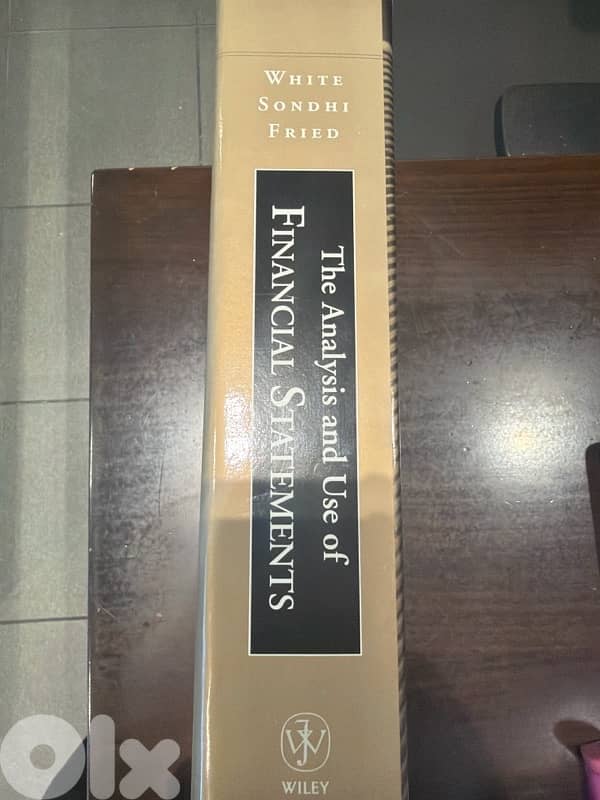 The Analysis and use of Financial Statements 1