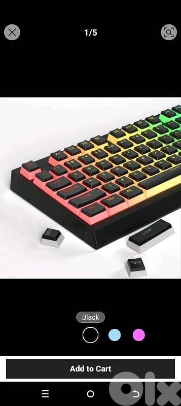 not used 3 colors keyboard