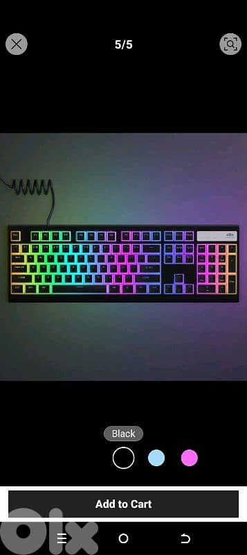 not used 3 colors keyboard 1