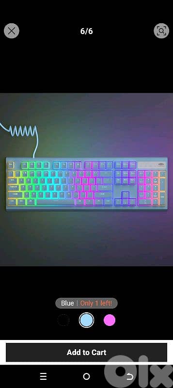 not used 3 colors keyboard 2