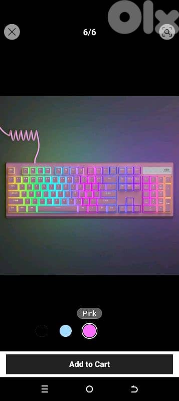not used 3 colors keyboard 3
