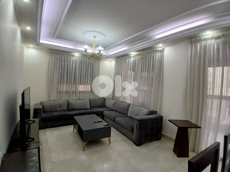 FULLY FURNISHED APT IN AIN EL MRAISSEH PRIME (160SQ) 3 BEDS , (JNR-198 0