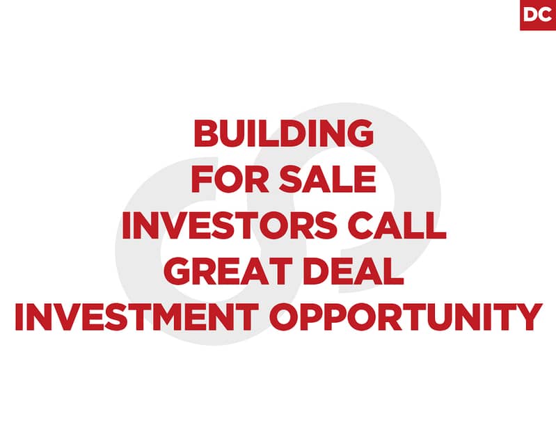 Investment opportunity, keserwan, zeitoun/زيتون  REF#DC130105 0