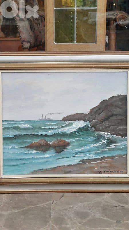 لوحة رسم زيتي اوروبية 3