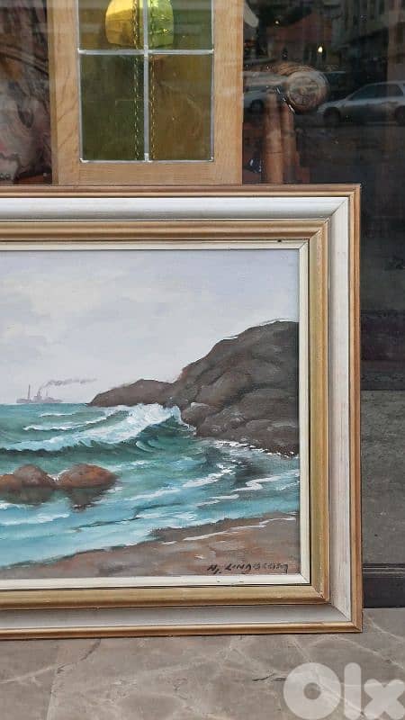 لوحة رسم زيتي اوروبية 4