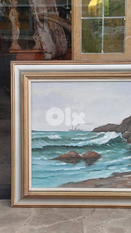 لوحة رسم زيتي اوروبية 5