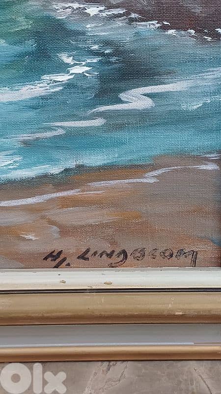 لوحة رسم زيتي اوروبية 7