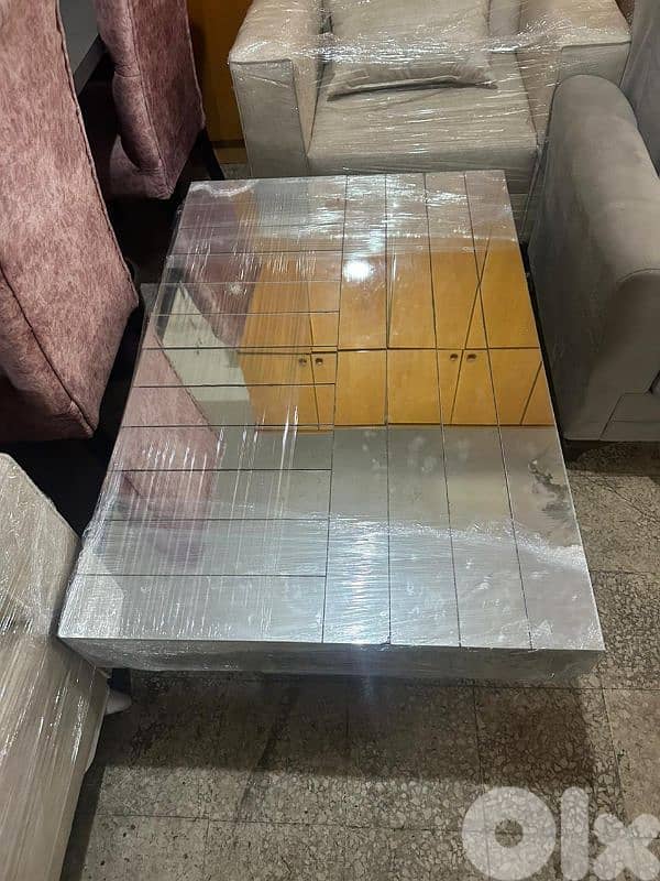 طقم كنبايات شغل توصاية خشب بوندي اسفنج إكسترا قماش نبك تركي كتير مرتب 8