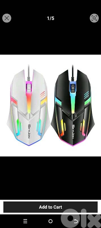 2 colors not used mouses 2