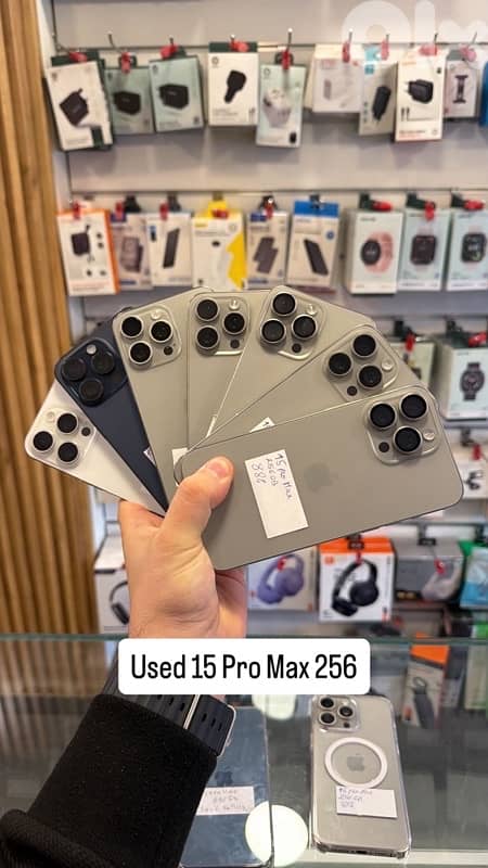 Used 15 Pro Max 256GB 0