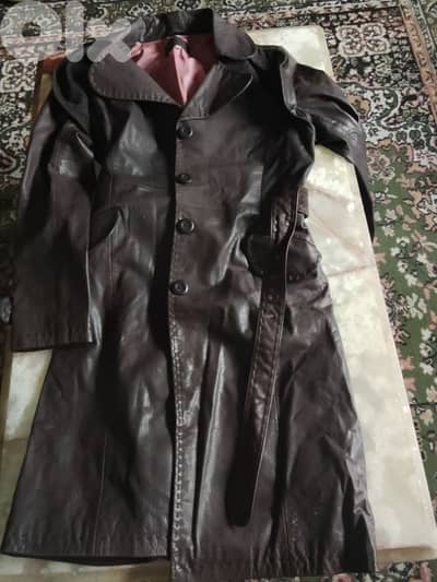 leather coat
