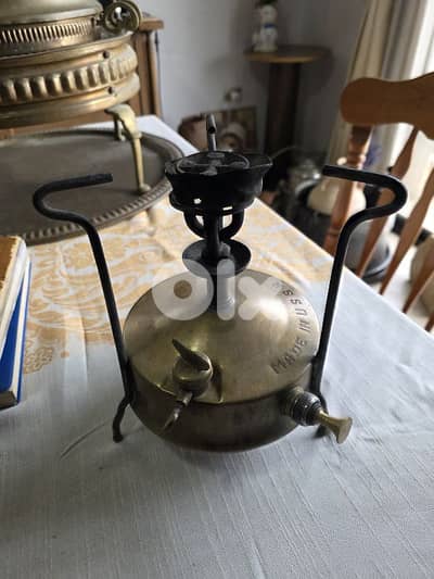 موقد تخييم نحاس قديم MADE IN USSR (بريموس روسي)