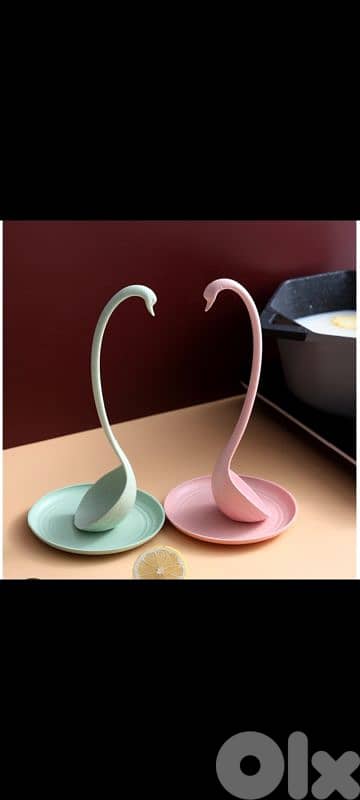 cute swan shape cooking spoon