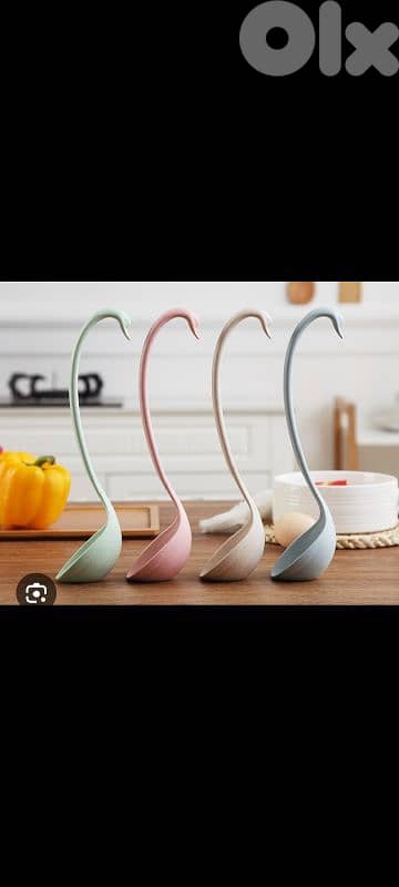cute swan shape cooking spoon 10