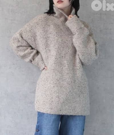 Beige Winter top – Worn Only Once