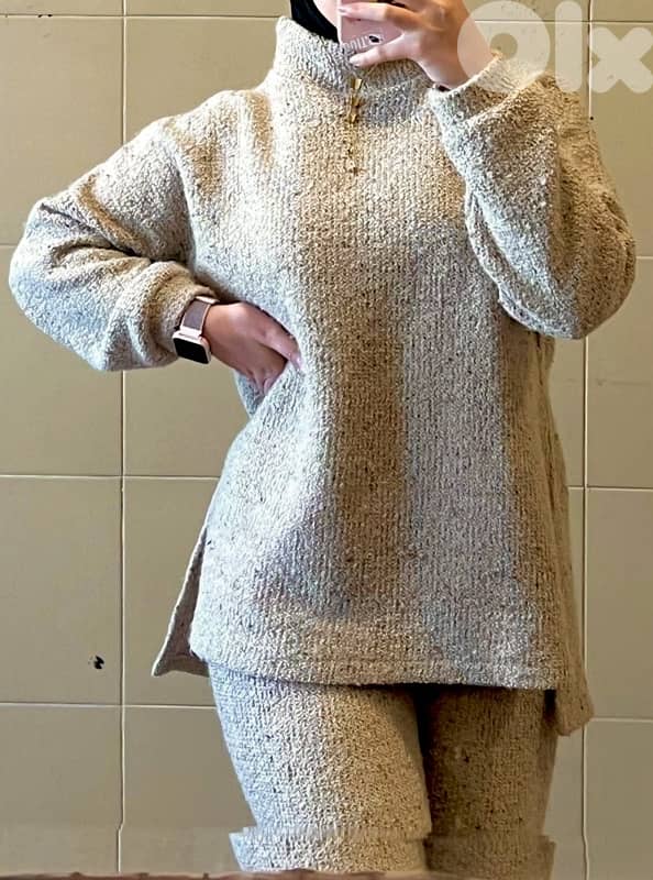 Beige Winter top – Worn Only Once 1