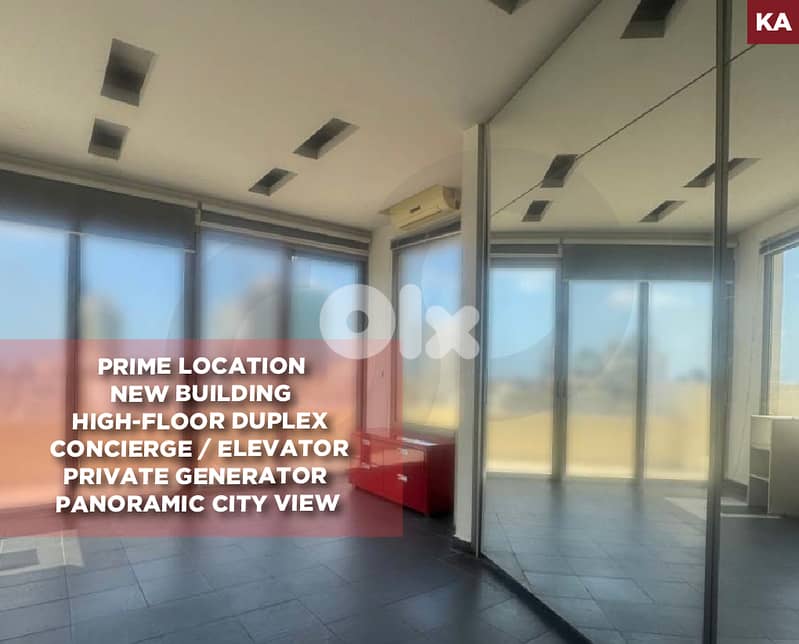 Luxury High-Floor Duplex  – Panoramic Views – Achrafieh REF#KA130128 0