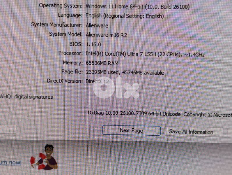 Alienware M16 R2 | 64GB/1TB | RTX4070 1