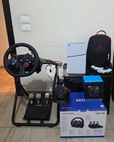 Ps5 Slim with 2 controllers and more