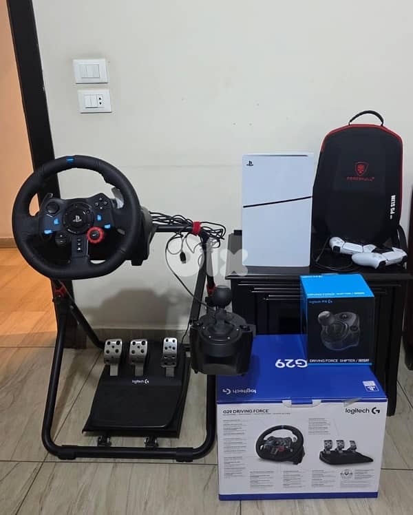 Ps5 Slim with 2 controllers and more 0