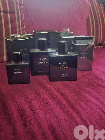 original Empty channel Perfume bottles with box