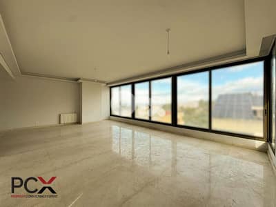 Apartment for Sale in Baabda | Bright | Partial Sea View
