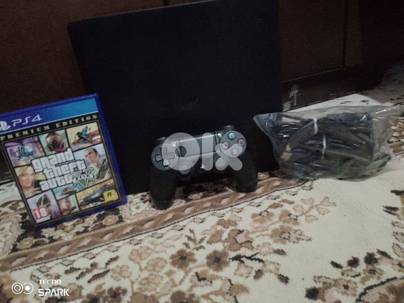 ps4 slim + gta 5 +1 controller 0