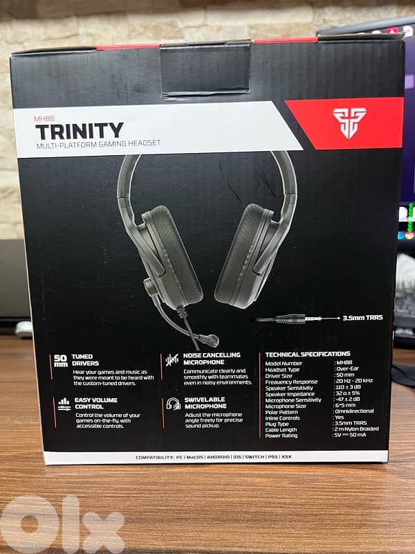 Fantech MH88 Trinity Multi-Platform Gaming Headset / Headphones 1