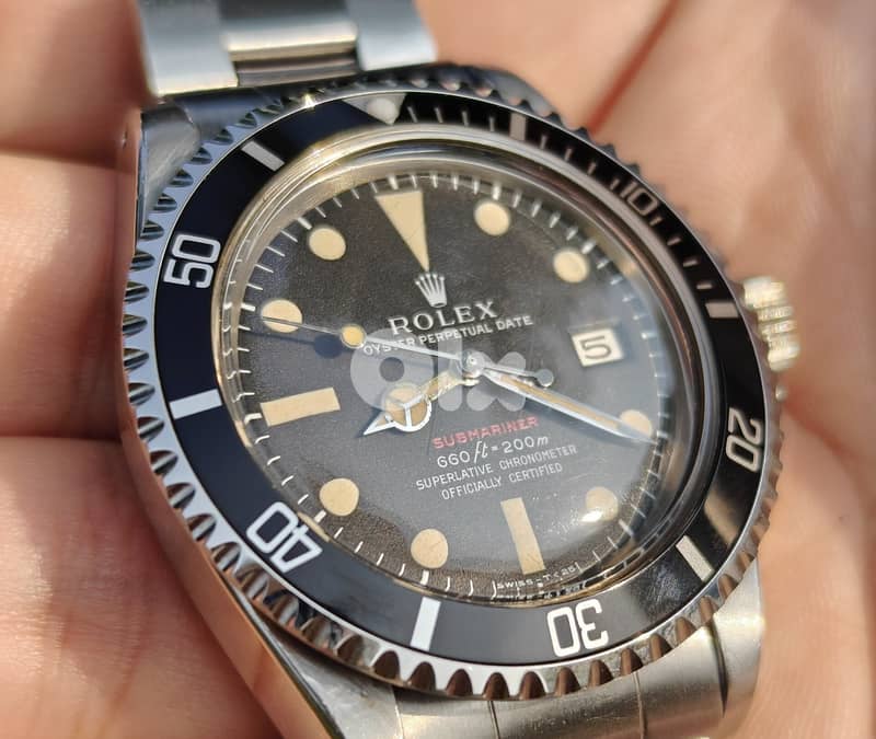 Rolex Submariner Single Red (Black) 1680 0