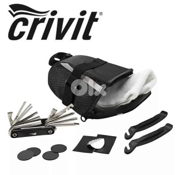 Crivit under saddle bike bag with tools 0