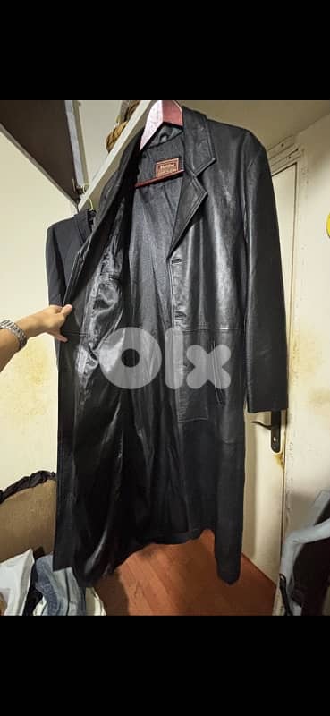 Maldini real leather coat XXL 3