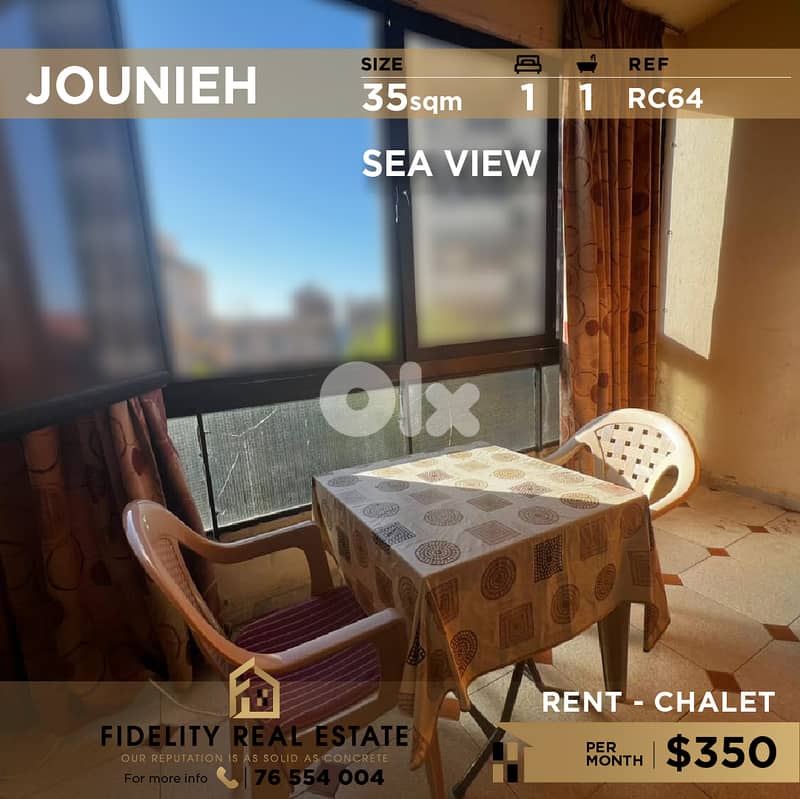 Chalet for rent in Jounieh RC64 شاليه للإيجار في جونيه 0
