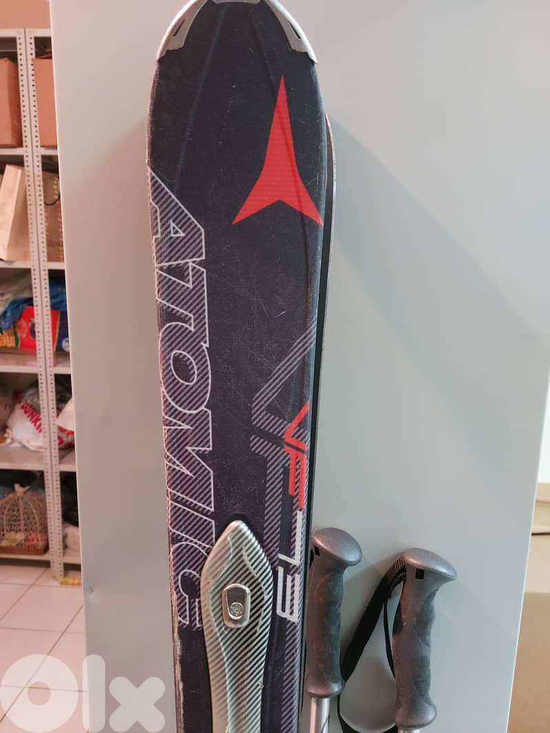 Atomic ski and baton 2