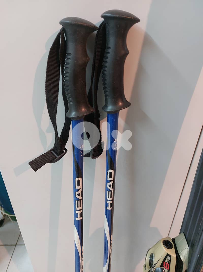 Salomon ski and baton 1