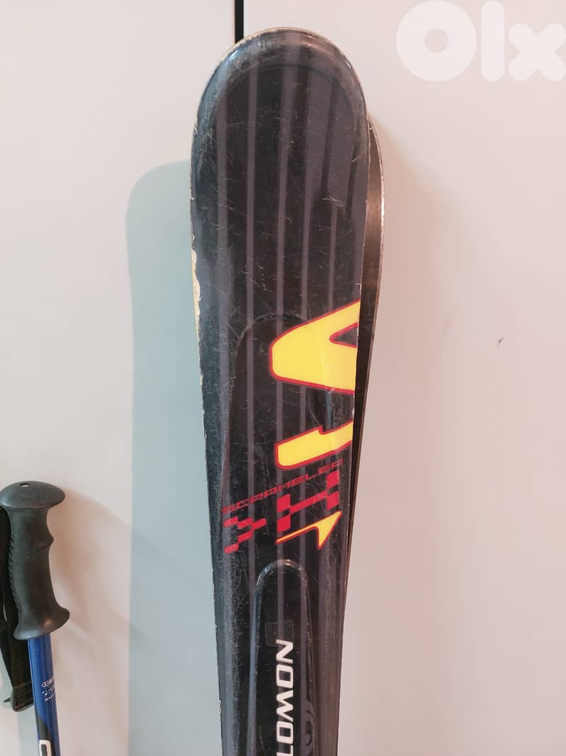 Salomon ski and baton 2
