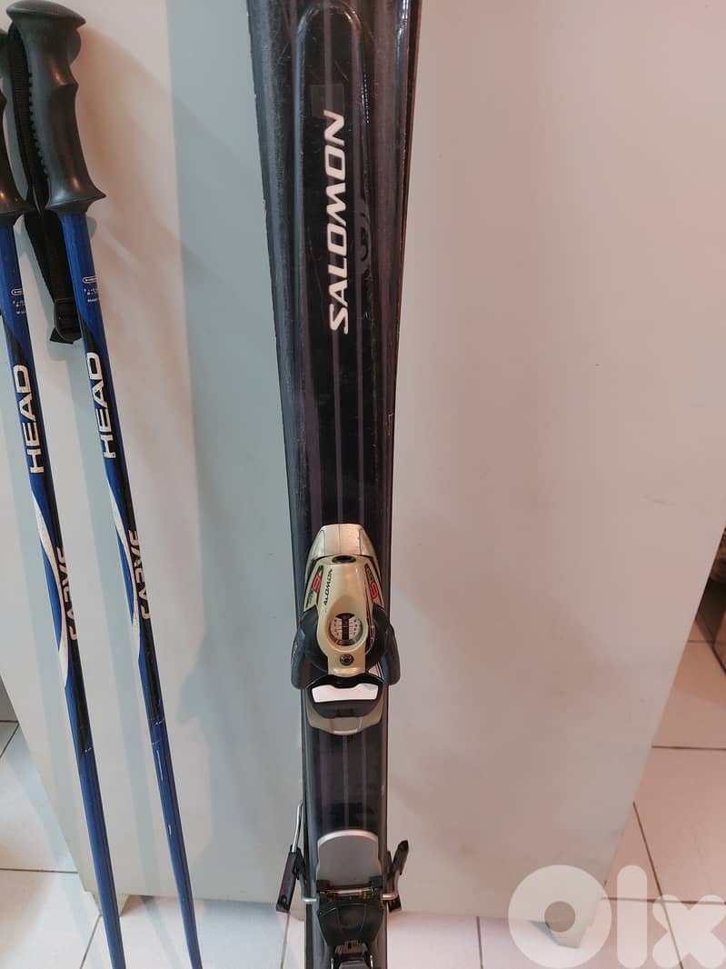 Salomon ski and baton 3