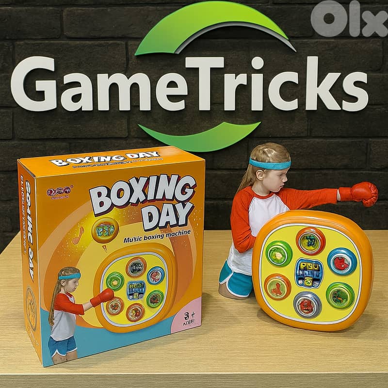 Kids Music Boxing Machine Set, Punching Machine with Sounds 0
