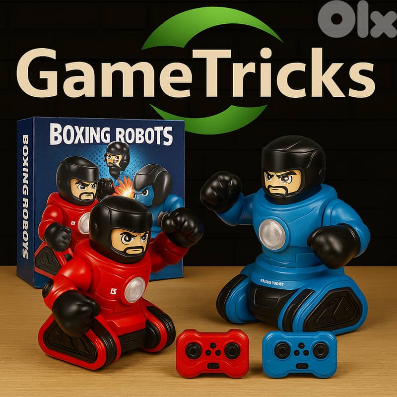 Intelligent Plastic Boxing Fighting Robot Toys for 2 Players 0