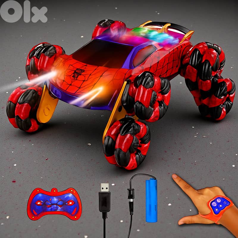 ZY-230 RC Airplane, 2.4GHz Remote Control Plane with LED Light Strip 6