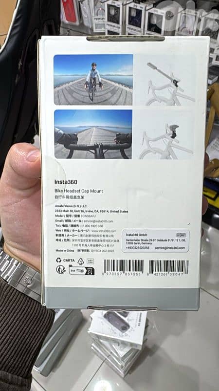 Insta360 Bike Headset cap mount 1