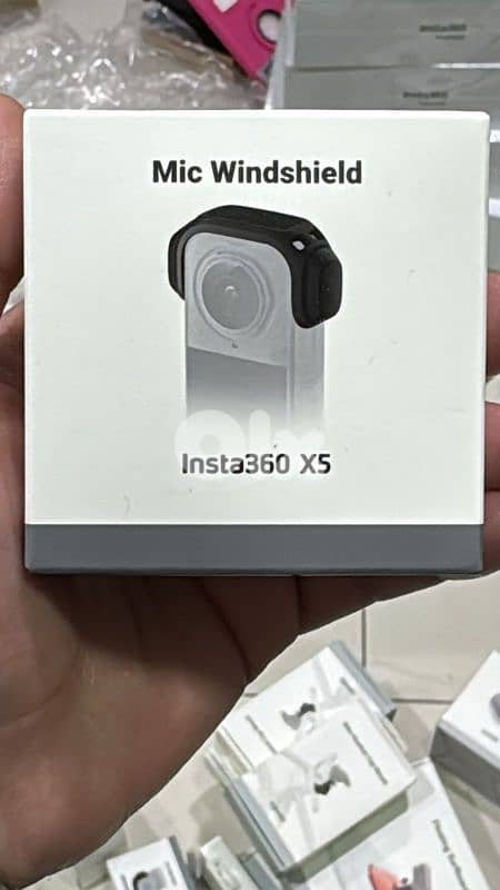 Isnta360 x5 Mic windshield 0