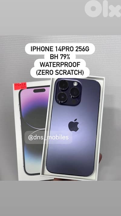 iphone 14 pro 256G. BH 79%