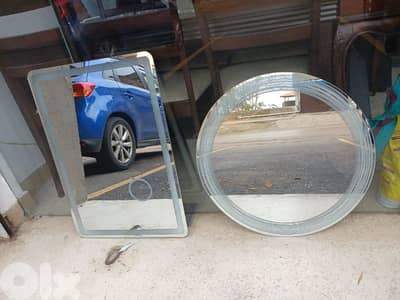 مراية  led  ,مبروم.  مربع