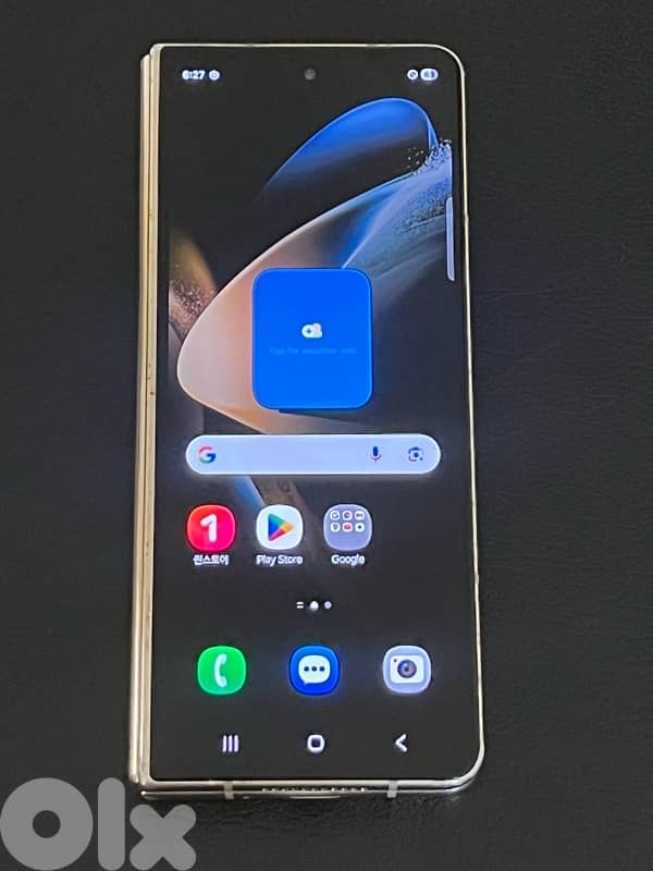 Samsung fold 4 256/12 الشاشة الداخلية مطفية  دون جمرك 0