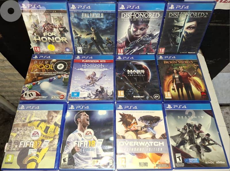 Ps4, Ps3 and Ps2 games. Xbox one/360, ps2,ps3,ps4 consoles 4