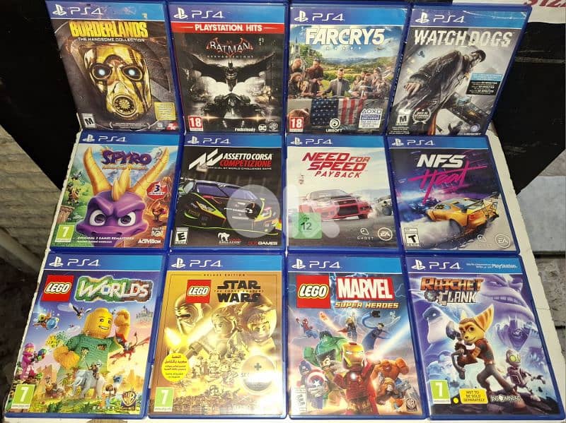 Ps4, Ps3 and Ps2 games. Xbox one/360, ps2,ps3,ps4 consoles 5