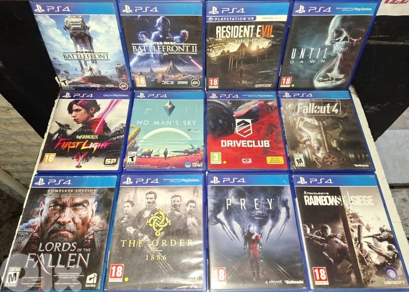 Ps4, Ps3 and Ps2 games. Xbox one/360, ps2,ps3,ps4 consoles 6