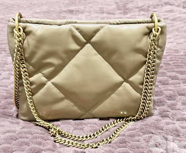 Small Kira Diamond Quilt Shoulder Bag 1