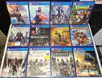 Used PS4 games. check description for more information