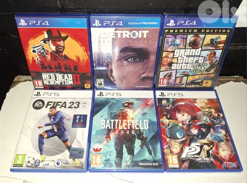 Used PS4 games. check description for more information 5